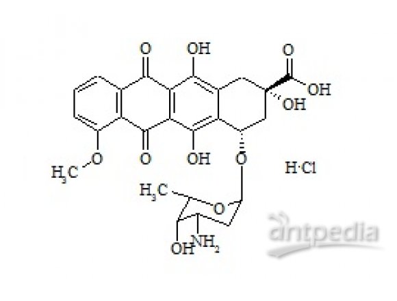 PUNYW22526558 8-Desacetyl-8-Carboxy Daunorubicin Hydrochloride
