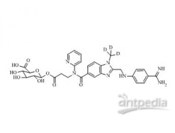 PUNYW4675290 Dabigatran Acyl-beta-D-Glucuronide-d3