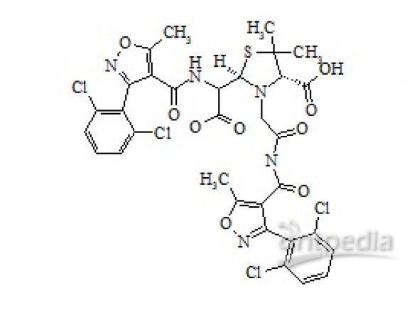 PUNYW19636325 DCMICAA Adduct of Dicloxacillin peniclloic acids