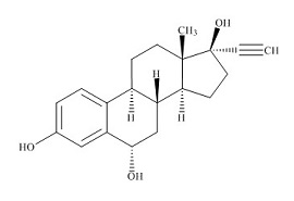 PUNYW3484538 <em>Ethynylestradiol</em> EP Impurity E (6-alpha-Hydroxy <em>Ethynylestradiol</em>)
