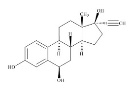 PUNYW3485370 <em>Ethynylestradiol</em> EP Impurity F (6-beta-Hydroxy <em>Ethynylestradiol</em>)