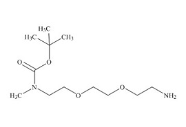 PUNYW9341436 <em>tert-Butyl-N</em>-[<em>2</em>-[<em>2</em>-(<em>2</em>-aminoethoxy)<em>ethoxy</em>]<em>ethyl</em>]-<em>N-methyl</em> <em>carbamate</em>