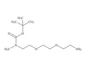 PUNYW9341436 tert-Butyl-N-[2-[2-(2-aminoethoxy)ethoxy]ethyl]-N-methyl carbamate