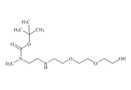 <em>PUNYW9342159</em> <em>tert-Butyl</em> [<em>2</em>-[[<em>2</em>-[<em>2</em>-(<em>2-hydroxyethoxy</em>)<em>ethoxy</em>]<em>ethyl</em>]<em>amino</em>]<em>ethyl</em>]-<em>N-methyl</em> <em>carbamate</em>