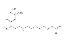PUNYW9343399 <em>tert-Butyl</em> [<em>2</em>-[[<em>2</em>-[<em>2</em>-(<em>2</em>-oxoethoxy)<em>ethoxy</em>]<em>ethyl</em>]<em>amino</em>]<em>ethyl</em>]-<em>N-methyl</em> <em>carbamate</em>