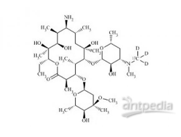 PUNYW9476512 Erythromycylamine-13C-d3 (Dirithromycin EP Impurity A-13C-d3)