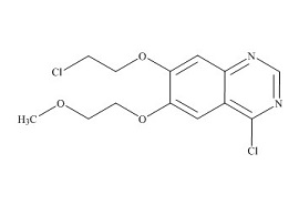 <em>PUNYW5261329</em> <em>Erlotinib</em> <em>Impurity</em> <em>2</em> (<em>4-Chloro-7</em>-(<em>2-Chloroethoxy</em>)-<em>6</em>-(<em>2-Methoxyethoxy</em>)-<em>Quinazoline</em>)