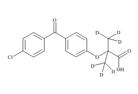 PUNYW17826484 Fenofibric Acid-d6 (<em>Fenofibrate</em> EP Impurity B-d6)