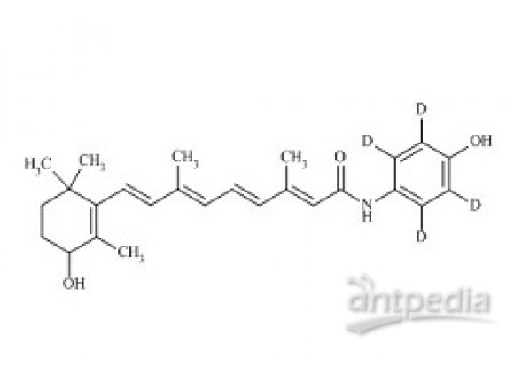 PUNYW22384447 4'-Hydroxy Fenretinide-d4