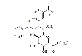 PUNYW21306370 Fluoxetine N-<em>Glucuronide</em> Sodium Salt (<em>Mixture</em> of <em>Diastereomers</em>)