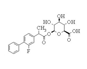 PUNYW10821107 Flurbiprofen Acyl Glucuronide (racemic mixture)
