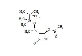 <em>PUNYW12730153</em> <em>4-AA</em> ((<em>2R</em>,<em>3R</em>)-<em>3</em>-((<em>R</em>)-<em>1</em>-(<em>tert-Butyldimethylsilyloxy</em>)<em>ethyl</em>)-<em>4-oxoazetidin-2-yl</em> <em>acetate</em>)