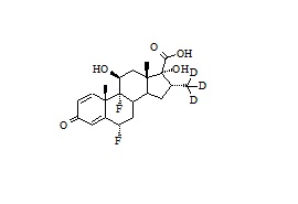 PUNYW10908260 <em>Fluticasone</em>-d3 17 beta-Carboxylic Acid