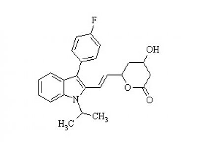 PUNYW17870211 Fluvastatin lactone (racemic mixture)