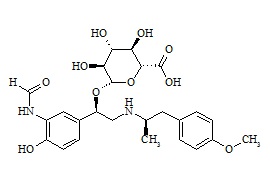 PUNYW27637379 Formoterol Benzylic <em>Glucuronide</em> (<em>mixture</em> of <em>diastereomers</em>)