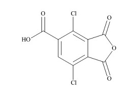<em>PUNYW27084496</em> <em>Fluorescein</em> <em>Impurity</em> <em>2</em> (<em>3,6-Dichlorotrimellitic</em> <em>Anhydride</em>)