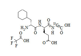 <em>PUNYW24124149</em> <em>D-Cyclohexylalanine-D-glutamate-glycine</em>-13C2-15N <em>TFA</em> <em>Salt</em>
