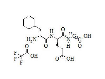 PUNYW24124149 D-Cyclohexylalanine-D-glutamate-glycine-13C2-15N TFA Salt