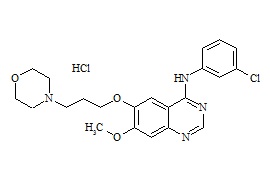 PUNYW7224228 <em>Gefitinib</em> 4-Desfluoro <em>Impurity</em> <em>HCl</em>