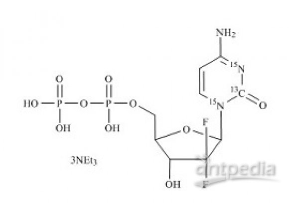 PUNYW14321339 Gemcitabine Diphosphate-13C-15N2 Tri(triethylamine) Salt
