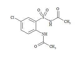 PUNYW18305175 <em>Hydrochlorothiazide</em> <em>Related</em> <em>Compound</em> (<em>N</em>';-(<em>2</em>-Acetyl-sulfamoyl-4-chloro-phenyl) <em>Acetamide</em>)