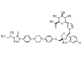 PUNYW8977542 <em>Itraconazole</em> N-Glucuronide