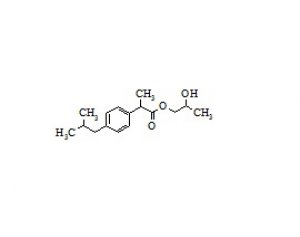PUNYW4828134 2-Hydroxypropyl 2-(4-Isobutylphenyl)Propanoate