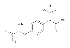 PUNYW4938133 <em>Ibuprofen</em> <em>Carboxylic</em> <em>Acid</em>-d3 (<em>Mixture</em> of <em>Diastereomers</em>)