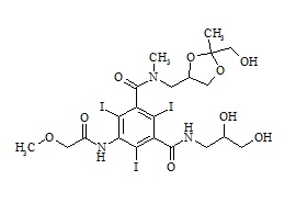PUNYW19157230 Iopromide <em>EP</em> <em>Impurity</em> <em>F</em> (<em>Mixture</em> of Diastereomers)