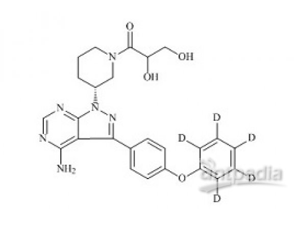 PUNYW12436339 Ibrutinib Impurity 3-d5 (PCI-45227-d5) (Mixture of Diastereomers)
