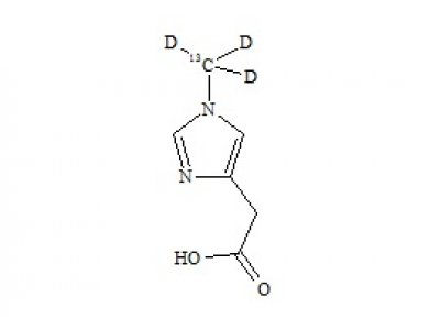 PUNYW24741156 1-Methyl-13C-d3-1H-Imidazol-4-yl Acetic Acid