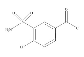 PUNYW11929536 <em>Indapamide</em> <em>Impurity</em> 13 (4-Chloro-3-Sulfamoylbenzoyl Chloride)