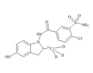 PUNYW11907567 5-Hydroxy Indapamide-13C-d3