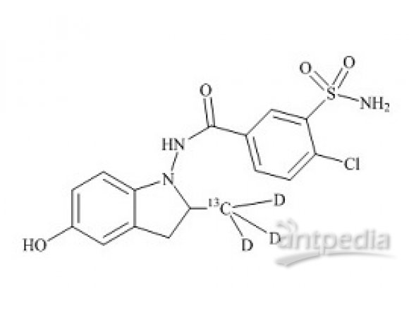 PUNYW11907567 5-Hydroxy Indapamide-13C-d3