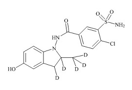 <em>PUNYW11909306</em> <em>5-Hydroxy</em> <em>Indapamide-d5</em>