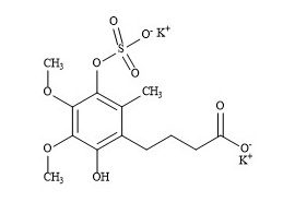 PUNYW19830435 <em>Idebenone</em> Related Compound 1 (2H-QS-<em>4</em> Sulfate Potassium Salt)