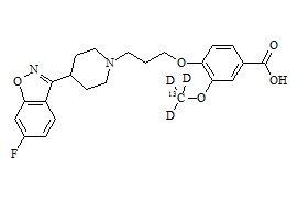 PUNYW9262174 <em>Iloperidone</em>-13C-d3 Metabolite P95