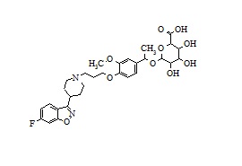 PUNYW9266101 <em>Iloperidone</em> <em>Metabolite</em> <em>P88</em> Glucuronide