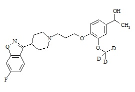 <em>PUNYW9257563</em> <em>Iloperidone</em>-d3 <em>metabolite</em> <em>P88</em>
