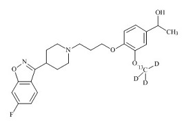 PUNYW9261141 <em>Iloperidone</em>-13C-d3 Metabolite P88