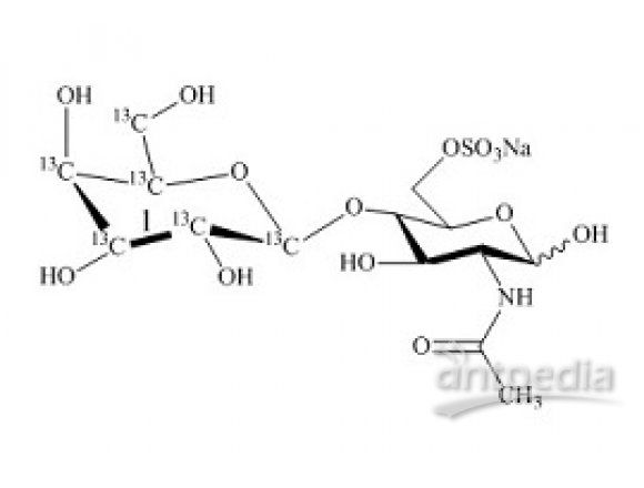 PUNYW25219289 N-Acetyllactosamine 6-Sulfate Sodium Salt-13C6