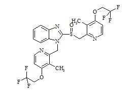 PUNYW6097595 <em>Lansoprazole</em> N-(3-Methyl-4-Trifluoroethoxyl-Pyridin-2-yl) <em>Impurity</em>