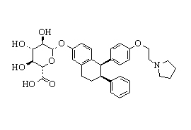 <em>PUNYW23475407</em> <em>Lasofoxifene</em> <em>glucuronide</em>