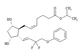PUNYW14581252 <em>Tafluprost</em> <em>Impurity</em> 3 (<em>Tafluprost</em> (<em>1S</em>,2S,<em>3R</em>,<em>5S</em>)-<em>Isomer</em>)