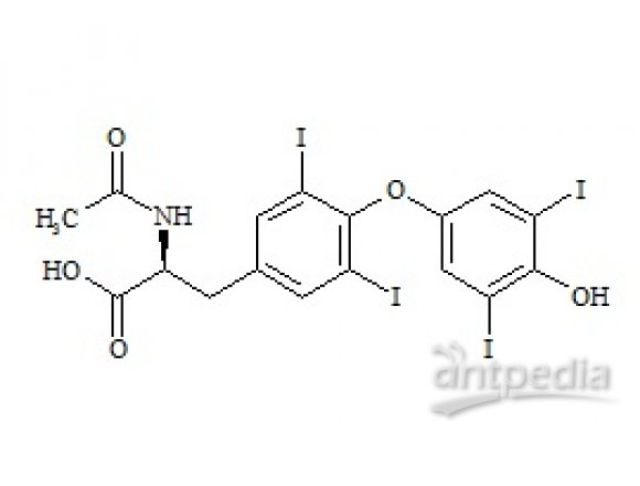 PUNYW6439432 Levothyroxine Related Compound 5 [N-Acetyl-O-(4-Hydroxy-3,5-Diiodophenyl)-3,5-Diiodo-L-Tyrosine]