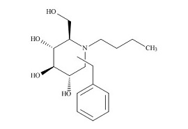 PUNYW15406551 mono-<em>Benzyl</em> <em>Miglustat</em> (<em>Mixture</em> of <em>Isomers</em>)