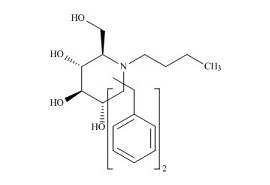 <em>PUNYW15407479</em> <em>di-Benzyl</em> <em>Miglustat</em> (<em>Mixture</em> of <em>Isomers</em>)