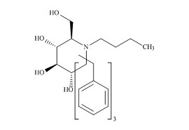 PUNYW15408508 tri-<em>Benzyl</em> <em>Miglustat</em> (Mixture of Isomers)
