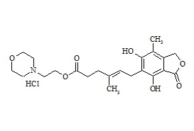 PUNYW12327545 Mycophenolate Mofetil <em>Impurity</em> A <em>HCl</em> (<em>O</em>-Desmethyl <em>Impurity</em> <em>HCl</em>)