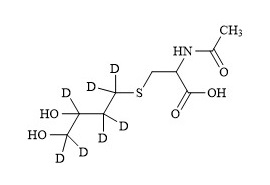 PUNYW23979287 <em>DHBMA</em> (<em>1,2-Dihydroxy-4</em>-(<em>N-acetylcysteinyl</em>)-<em>butane</em>)-d7